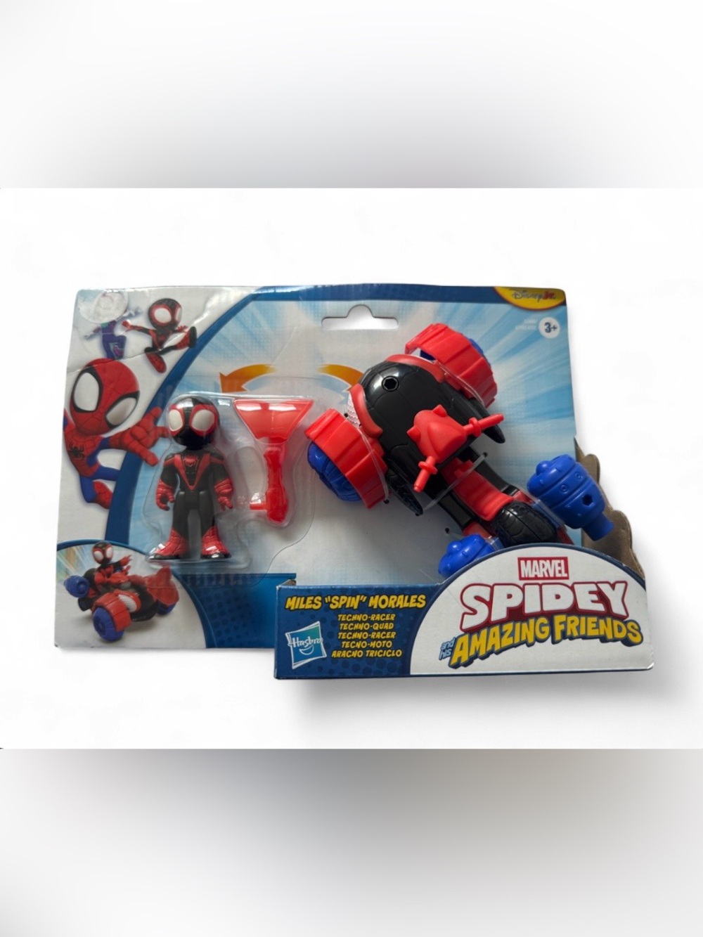 NIB Hasbro Marvel Spidey & His Amazing Friends Techno-Racer Vehicle Set